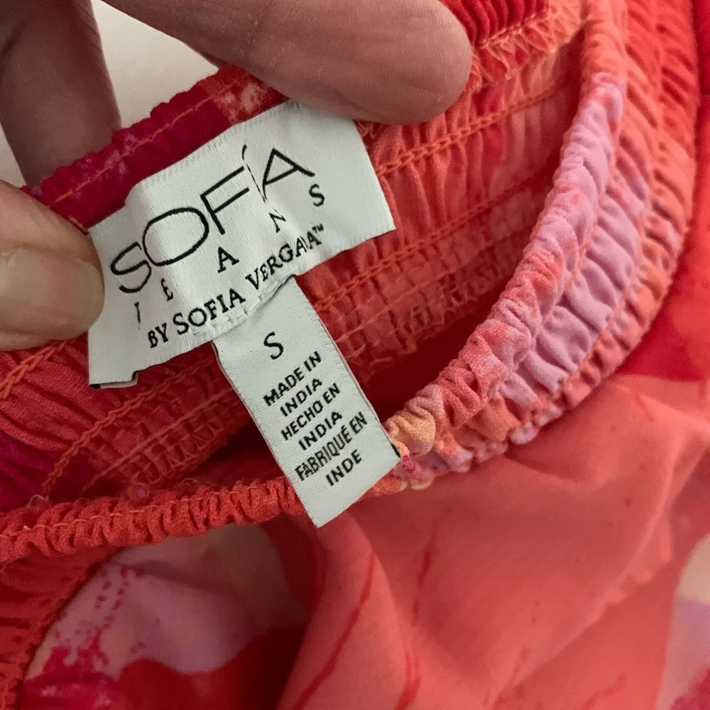 Sofia Smocked V-Neck Ruffle Top - Picture 6 of 12